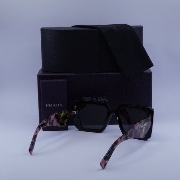 🕶️ New Prada PR23YS 1AB5S0 Sunglasses - Black Frame, Dark Grey Lenses - Picture 12 of 12